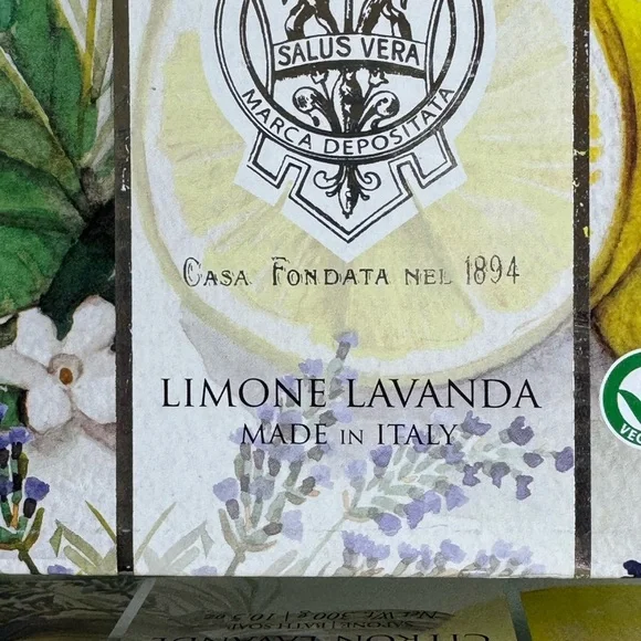NWT La Fiorentina Limone Lavanda Hand Soap made in Italy - Vibrant Yellow Green - Picture 6 of 7